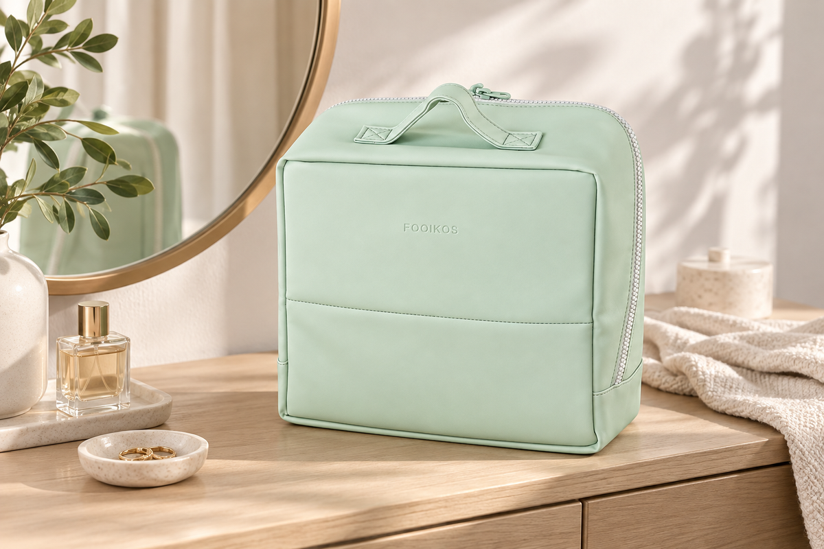 Closed FOOIKOS stand-up makeup bag