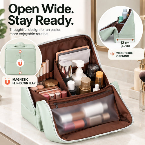 FOOIKOS stand-up makeup bag product image 2